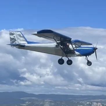 Baptême de l'air en ULM Multiaxe à Valence