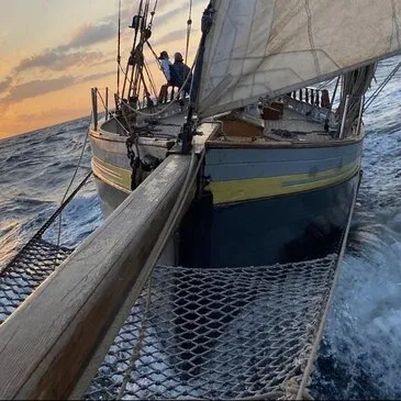 Coucher de Soleil en Yawl dans le Golfe du Morbihan