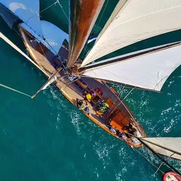 Coucher de Soleil en Yawl dans le Golfe du Morbihan