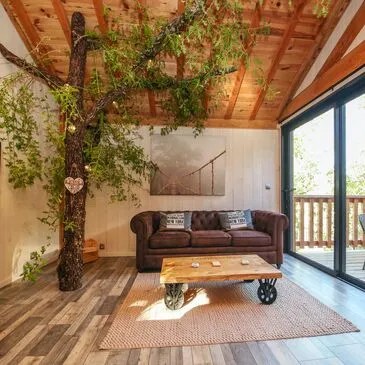 Cabane dans les Arbres avec Spa près d'Albi