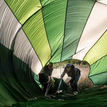 Vol en Montgolfière à l'Amphithéatre de Grand