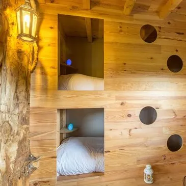 Cabane dans les Arbres avec Spa près d'Auch