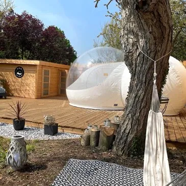 Nuit en Bulle avec Jacuzzi Privatif près de Caen