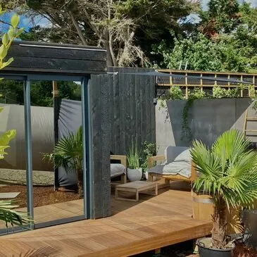 Nuit en Lodge avec Bain Nordique près de Saint-Brieuc