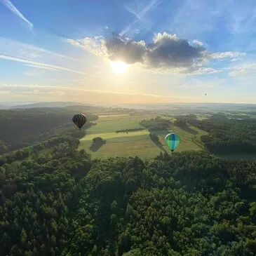 Vol en Montgolfière à Rochefort - Survol du Parc Famenne-Ardenne