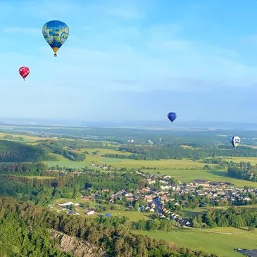 Vol en Montgolfière à Durbuy - Vallée de l'Ourthe