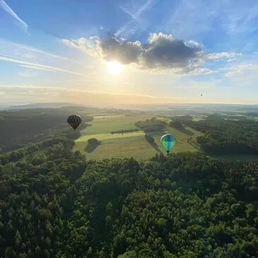 Vol en Montgolfière à Durbuy - Vallée de l'Ourthe