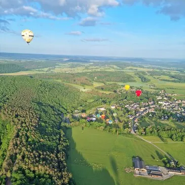 Vol en Montgolfière à Durbuy - Vallée de l'Ourthe