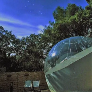 Nuit en Bulle près d'Avignon