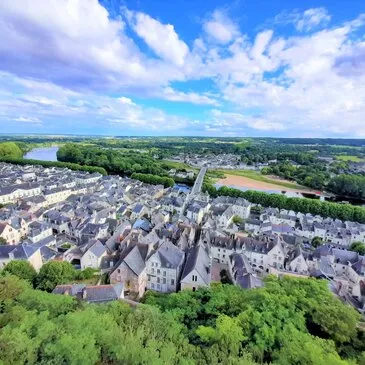 Vol en Montgolfière à Chinon - Survol de la Forteresse Royale