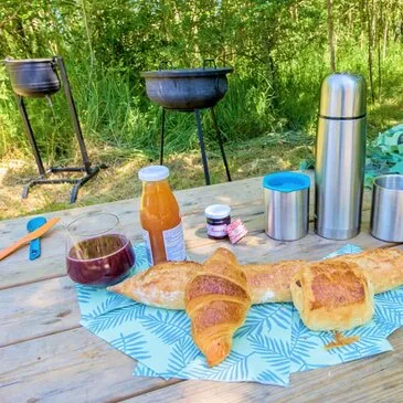 Nuit en Écolodge avec Bain Nordique Privatif près de Nantes