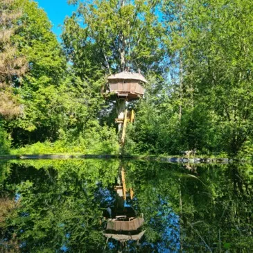 Cabane dans les Arbres avec Spa près du Touquet