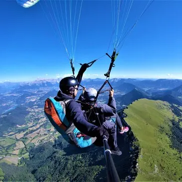 Baptême en Parapente dans le Vercors