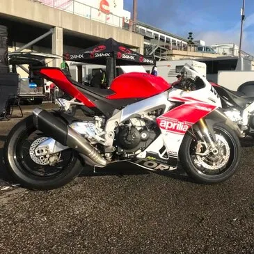 Baptême Sensations Moto Aprilia - Circuit de Mirecourt