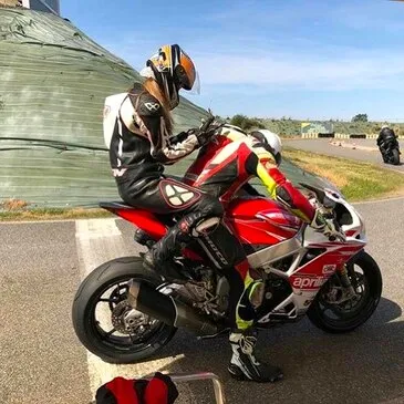 Baptême Sensations Moto Aprilia - Circuit de Mirecourt