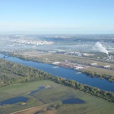 Baptême en Paramoteur près du Havre - Survol de la Seine