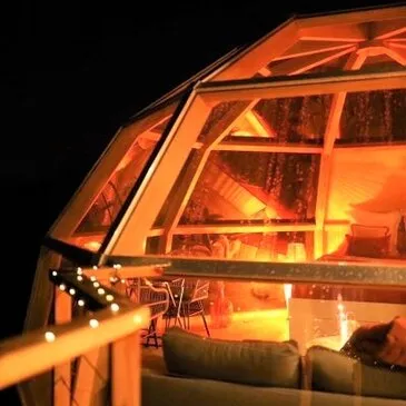 Nuit en Dôme Perché avec Jacuzzi près de Troyes