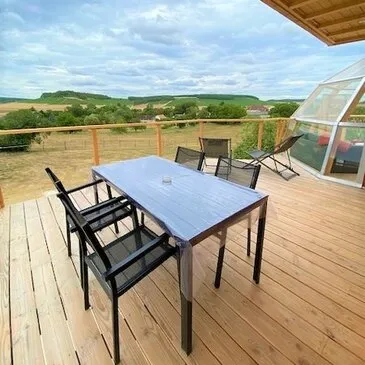 Nuit en Dôme Perché avec Jacuzzi près de Troyes