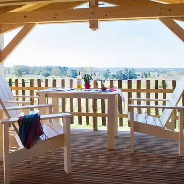 Nuit en Cabane avec Spa Privatif à Monbazillac