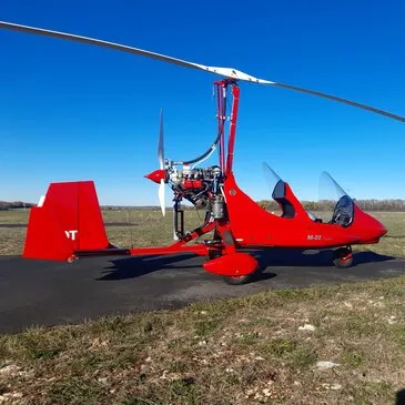 Baptême en ULM Autogire à Figeac