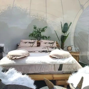 Nuit en Bulle avec Jacuzzi Privatif près de Mont-de-Marsan