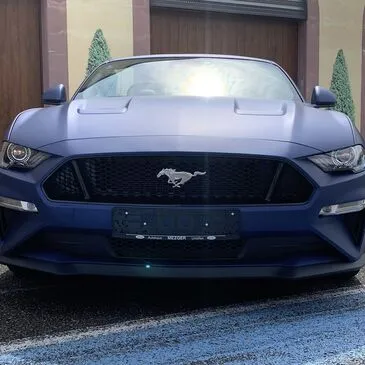 Pilotage sur Route en Ford Mustang GT près de Colmar