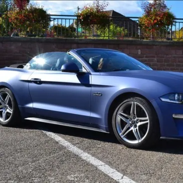 Pilotage sur Route en Ford Mustang GT près de Colmar