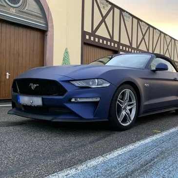 Pilotage sur Route en Ford Mustang GT près de Colmar