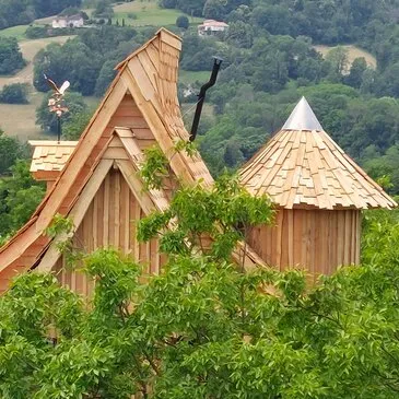 Nuit en Cabane sur Pilotis avec Spa près de Valence