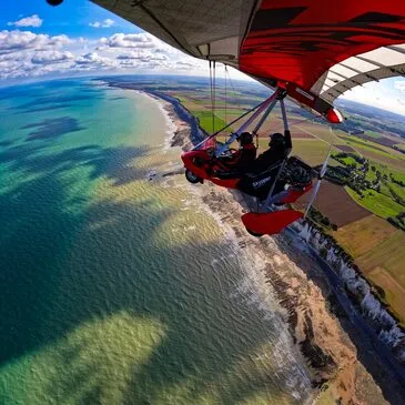 Baptême en ULM Pendulaire - Survol de la Côte d'Albâtre
