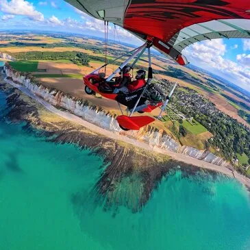Baptême en ULM Pendulaire - Survol de la Côte d'Albâtre