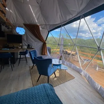 Nuit en Dôme avec Jacuzzi privatif près de Narbonne