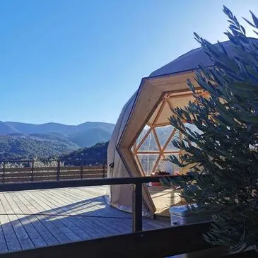 Nuit en Dôme près de Perpignan