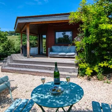 Cabane avec Spa Privatif près de Carcassonne