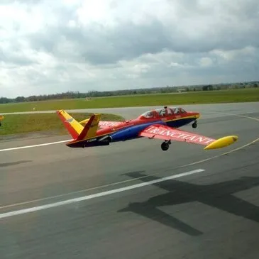 Vol en Avion de Chasse Fouga Magister à Valence