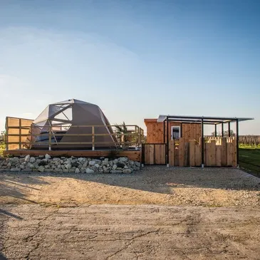 Nuit en Dôme avec Jacuzzi Privatif près de Bordeaux