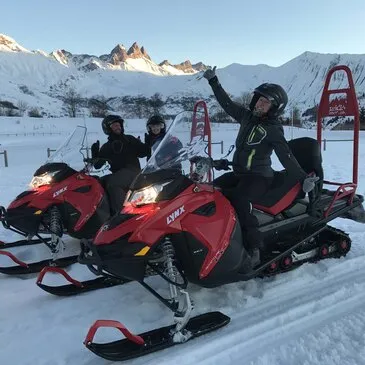 Randonnée en Scooter des Neiges à Albiez-Montrond
