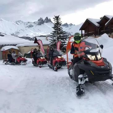 Randonnée en Scooter des Neiges à Albiez-Montrond