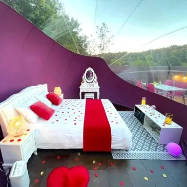 Nuit en Bulle avec Spa et Hammam Privatif près de Chaumont