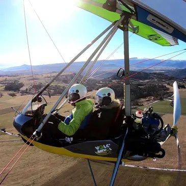 Baptême en ULM Pendulaire - Survol de la Chaîne des Puys