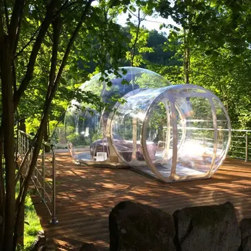 Nuit en Bulle avec Spa Privatif dans le Parc des Vosges du Nord