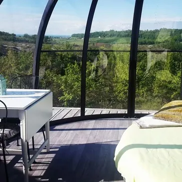 Nuit en Dôme de Verre avec Spa près de Montauban