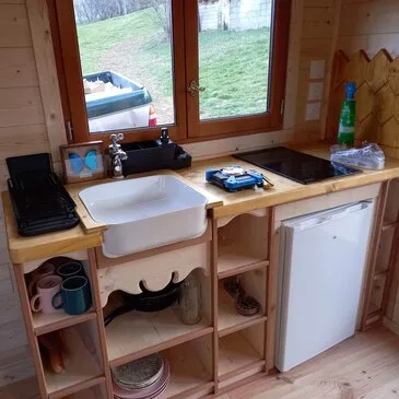 Nuit en Roulotte avec Bain Nordique Privatif près de Toulouse