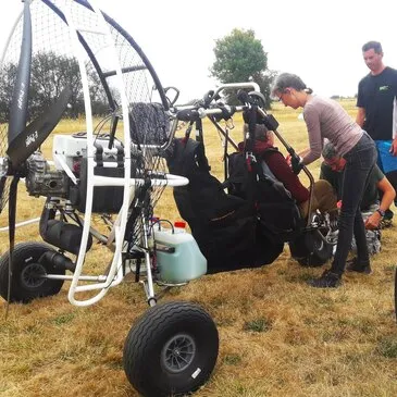 Baptême en Paramoteur près de Poitiers
