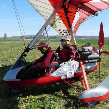 Baptême en ULM Pendulaire à Vienne