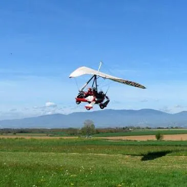 Baptême en ULM Pendulaire à Vienne