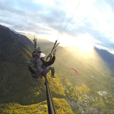 Baptême en Parapente près d'Aix-les-bains - Survol Lac du Bourget