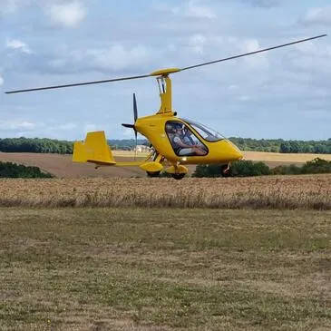 Baptême en ULM Autogire près d'Angoulême