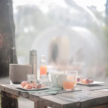 Nuit en Bulle avec Jacuzzi Privatif près de Bordeaux