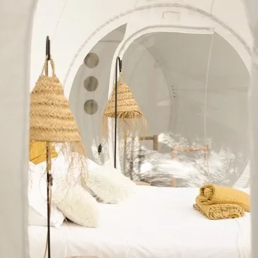 Nuit en Bulle avec Jacuzzi Privatif près de Bordeaux